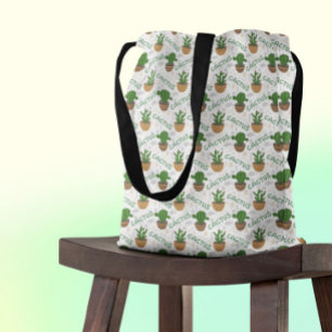 Tote Bag Motif Wild Cactus