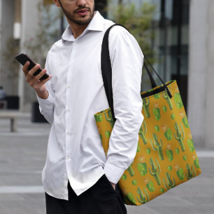 Tote Bag Motif Wild Cactus
