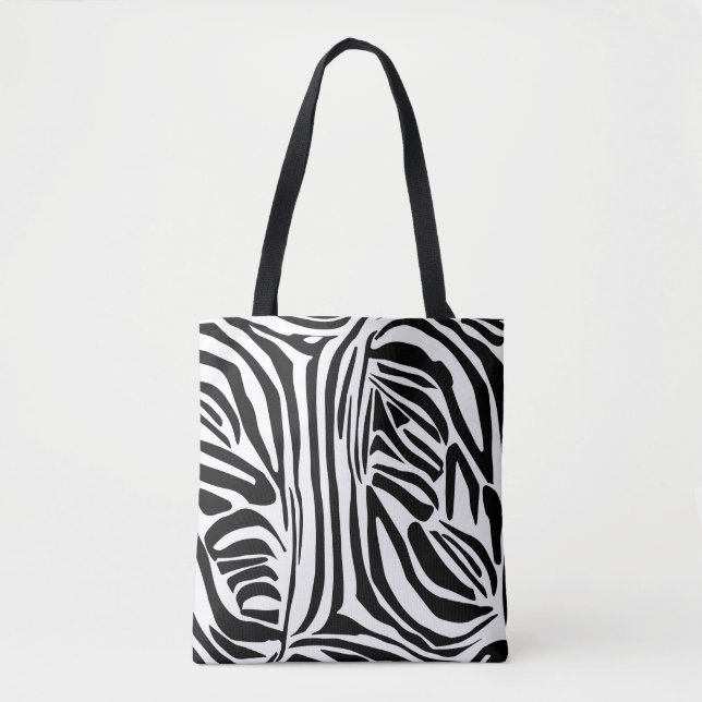 Tote Bag Motif zèbre (Devant)
