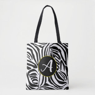 Tote Bag Motif Zèbre