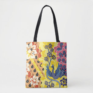Tote Bag motifs batik indonésiens avec plan très distinctif