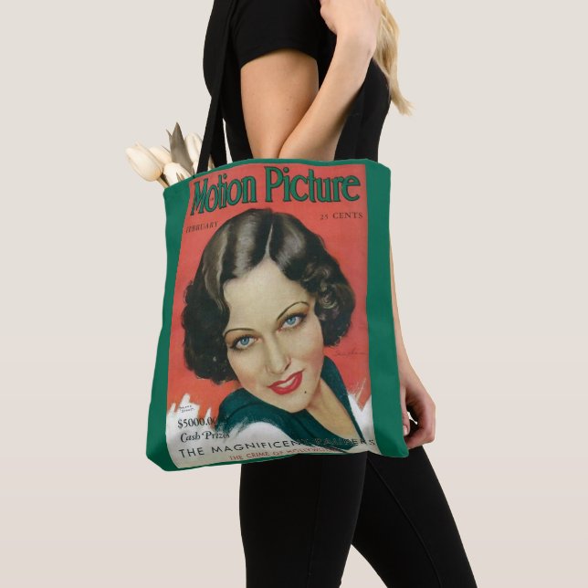 Tote Bag Motion Picture Février 1931 Gloria Swanson couvert (De près)