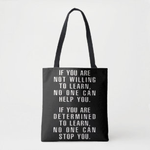 Tote Bag Motivationnel, Citations Positives, Déclarations P