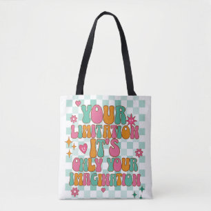 Tote Bag Motivationnel, Inspirant, Bonne Vibration