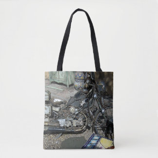 Tote Bag Moto Art Fourre-tout
