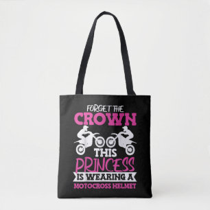 Tote Bag Motocross Dirt Bike Girl