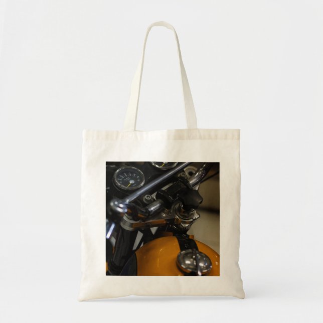 Tote Bag Motocyclette Motard (Devant)