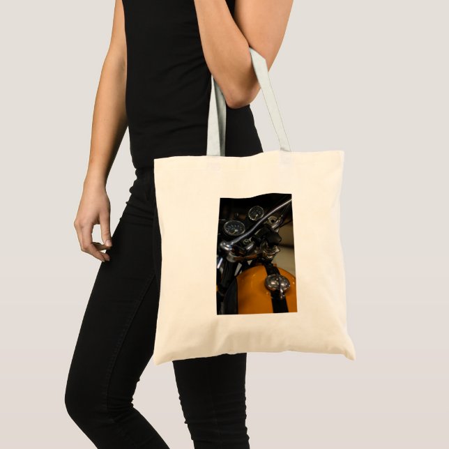 Tote Bag Motocyclette Motard Pilote (Devant (produit))