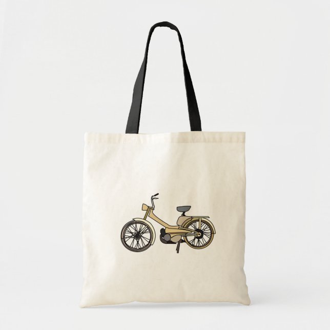 Tote Bag Motorbike Bikers Retro (Devant)
