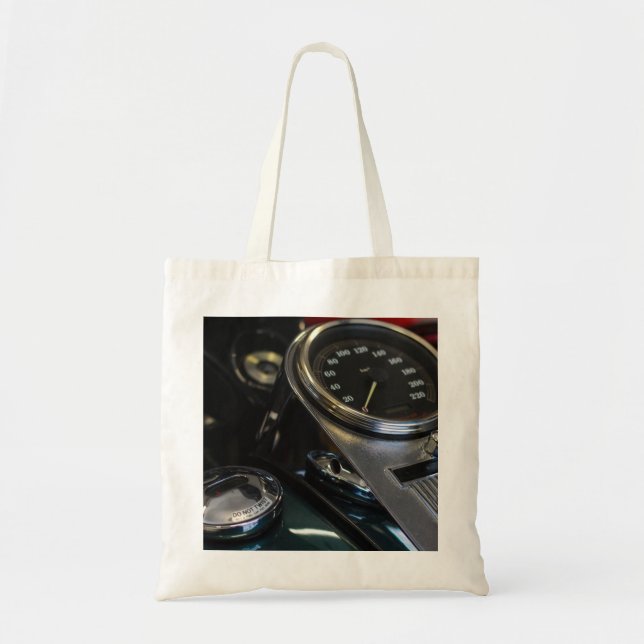 Tote Bag Motorbike Motorcycle Biker Riker (Devant)