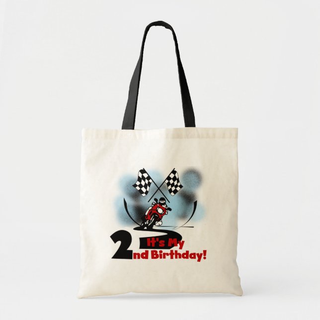 Tote Bag Motorcycle Racing 2e Anniversaire Tshirts et cadea (Devant)