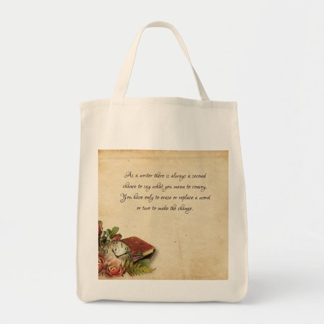 Tote Bag Mots de l'écrivain (Devant)