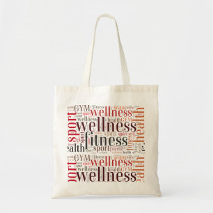Tote Bag Mots fitness
