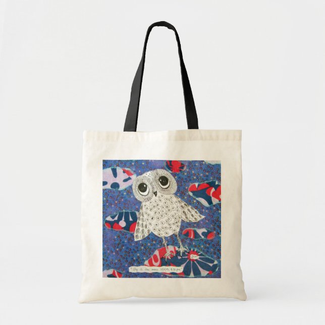 Tote Bag Mouche à la lune (Devant)