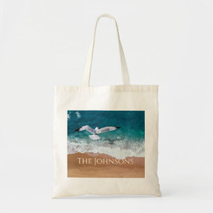 Tote Bag Mouette au-dessus de la mer