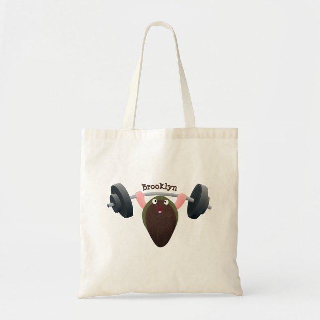 Tote Bag Moule amusante travaillant sur l'illustration de d (Devant)