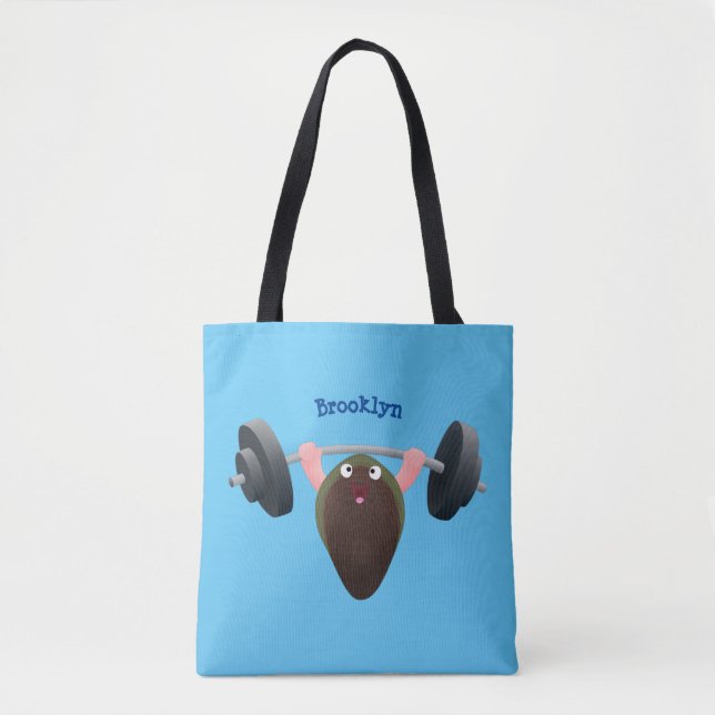 Tote Bag Moule amusante travaillant sur l'illustration de d (Devant)