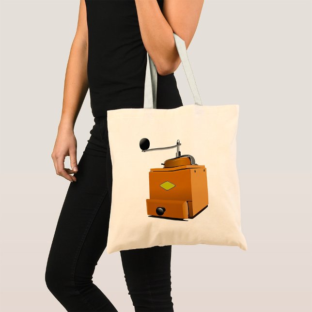 Tote Bag Moulin à café à l'ancienne (Créateur téléchargé)