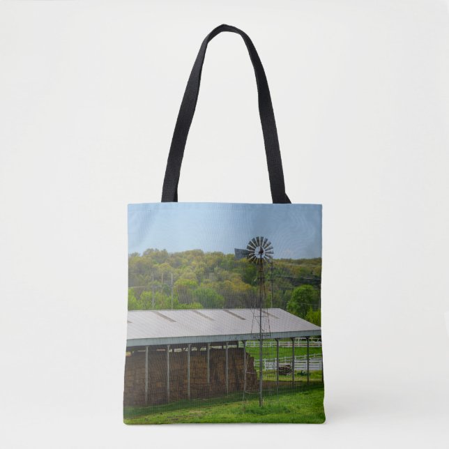 Tote Bag Moulin à vent du pays (Devant)