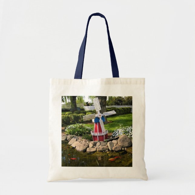 Tote Bag Moulin à vent Jardin Décor (Devant)