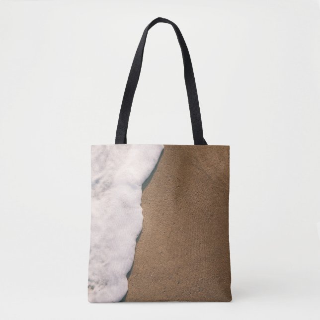 Tote Bag Mousse de mer sur sable (Devant)