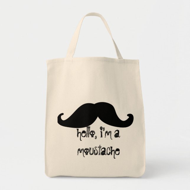 Tote Bag Moustache (Devant)