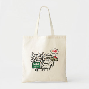 Tote Bag Mouton anti-guerre