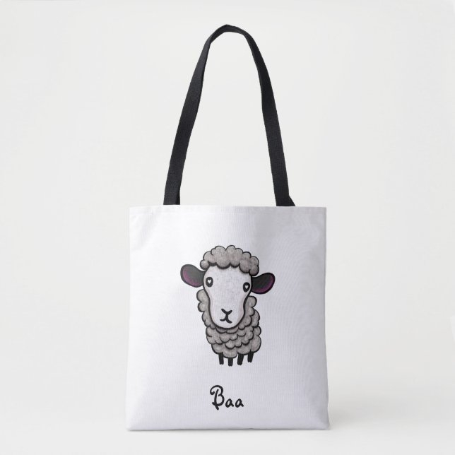 Tote Bag mouton mignon (Devant)