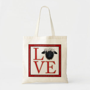 Tote Bag Moutons du Valais Blacknose d'amour