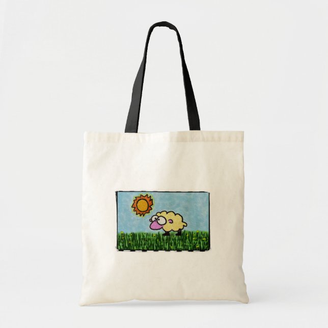 Tote Bag Moutons ensoleillés (Devant)