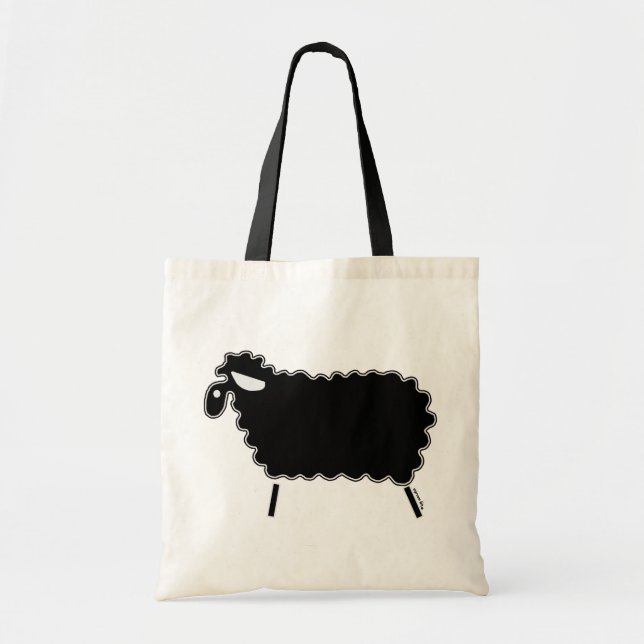 Tote Bag Moutons noirs (Devant)