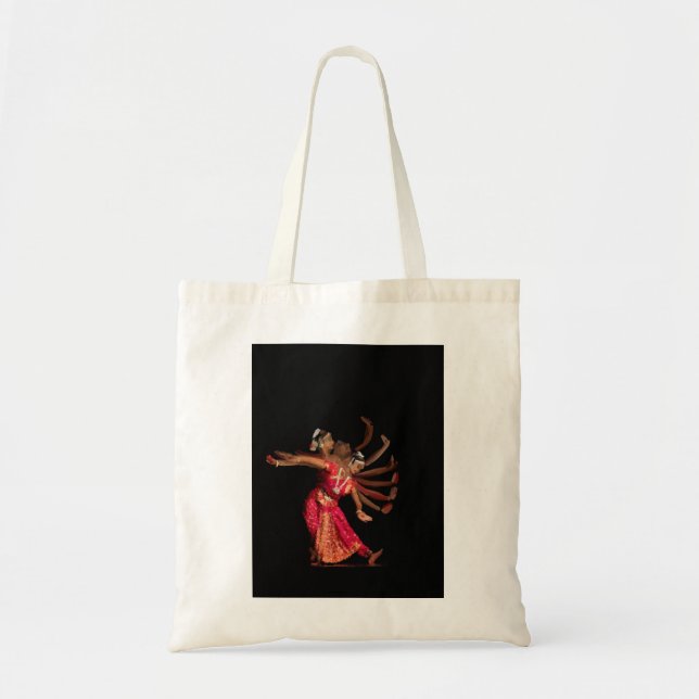 Tote Bag Mouvement de main de Bharatanatyam - 121 (Devant)
