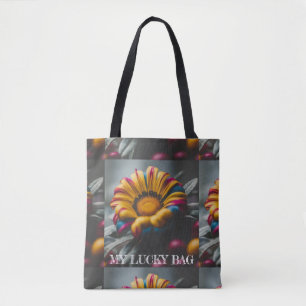 Tote Bag Moyen - Coloré Floral et Chic design de charme