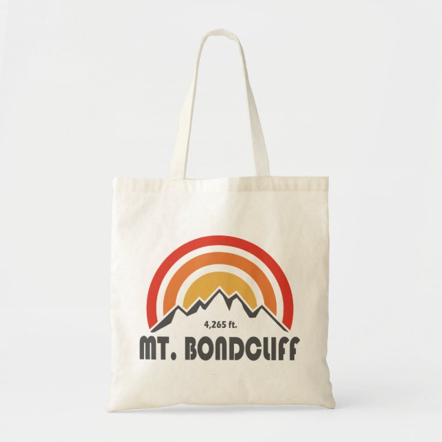 Tote Bag Mt. Bondcliff New Hampshire (Devant)
