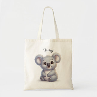 Tote Bag Mug Koala Personnalisé Nom Cadeau Animal Personnal