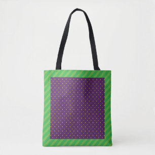 Tote Bag Mulberry purple fruit 80's rétro design motif