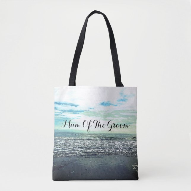 Tote Bag Mum Of The Groom Beach Mariage Abstrait Faveur (Devant)