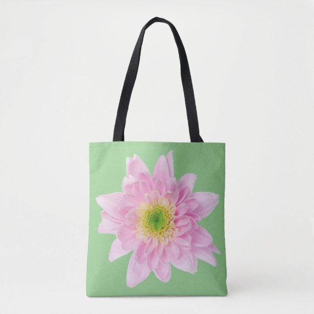 Tote Bag Mum rose claire et féminine sur une fourre-tout (Devant)