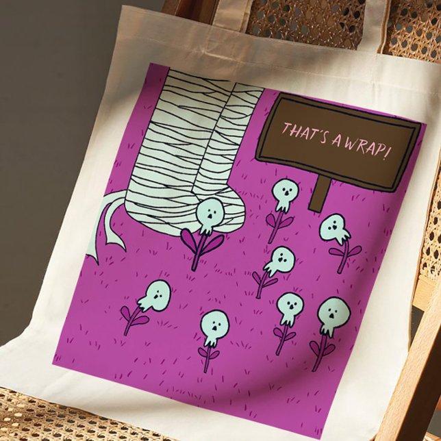 Tote Bag  Mummy Halloween Mignon  (Créateur téléchargé)