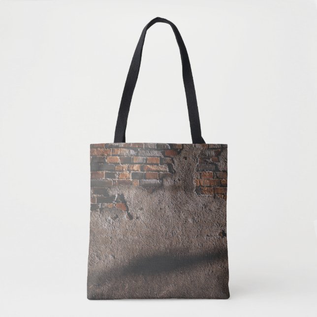 Tote Bag Mur avec briques cassées (Devant)