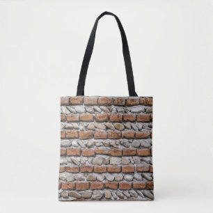 Tote Bag mur de briques Brown