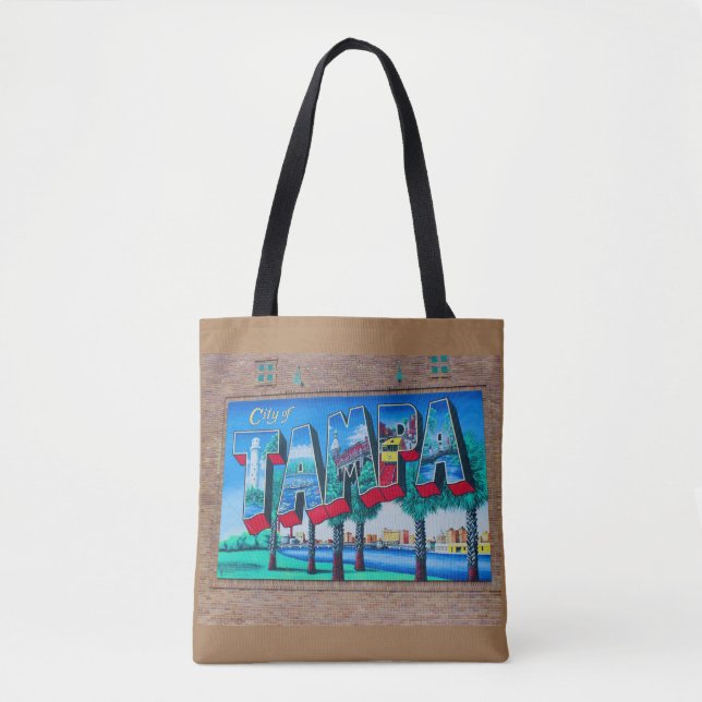 Tote Bag Mural de Tampa City (Devant)