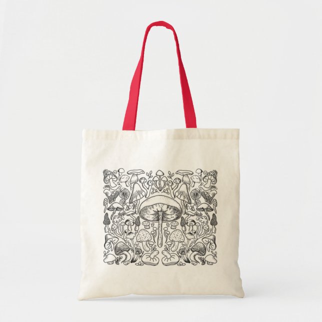 Tote Bag Mushroom Ecobag (Devant)