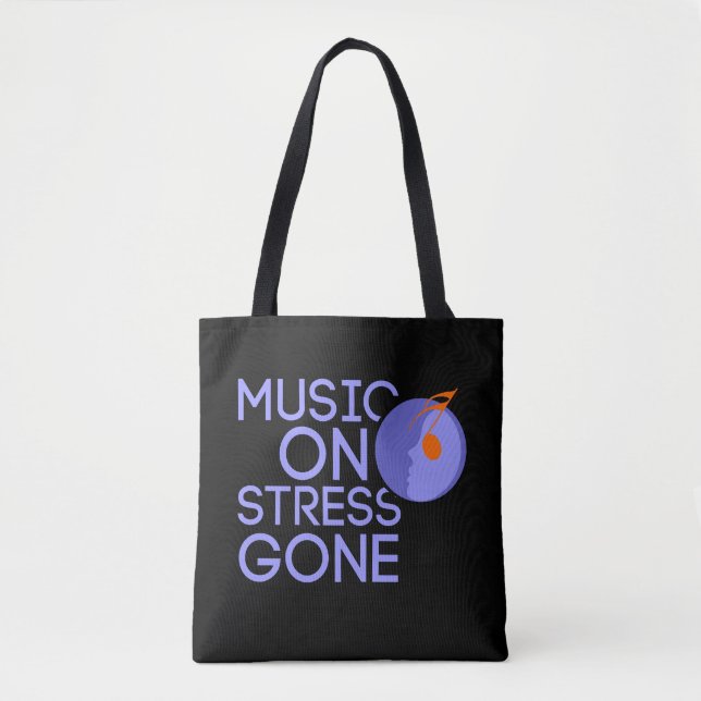 Tote Bag music on stress gone (Devant)