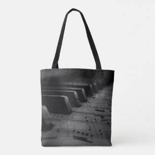 Tote Bag Music Piano Keys