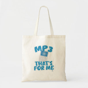 Tote Bag Musique Amusante Pour Moi Motto de Tunes Portable