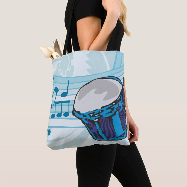 Tote Bag Musique Bongo Drum (Créateur téléchargé)