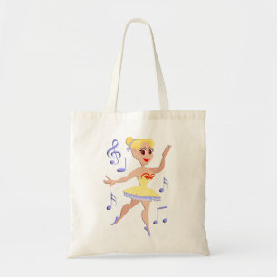 Tote Bag Musique de ballet de ballerine