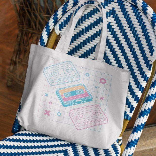 Tote Bag Musique de bande de cassettes (Créateur téléchargé)
