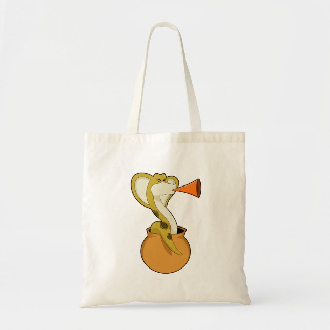 Tote Bag Musique de Trumpet Snake (Devant)